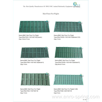 Durable Pig Slat Floor Plastic Composite BMC Floor